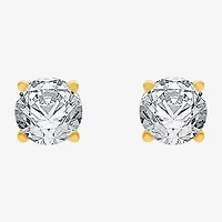 Ever Star 1/2 CT. T.W. Lab-Grown (G / SI1-SI2) Diamond 14K Gold Round Stud Earrings