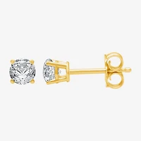 Ever Star 1/2 CT. T.W. Lab-Grown (G / SI1-SI2) Diamond 14K Gold Round Stud Earrings