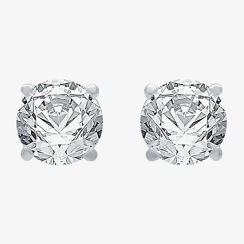 Classic Collection 1 CT. T.W. Natural White Diamond 10K Gold 5.2mm Stud Earrings