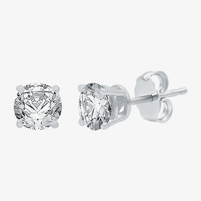 Classic Collection 1 CT. T.W. Natural White Diamond 10K Gold 5.2mm Stud Earrings