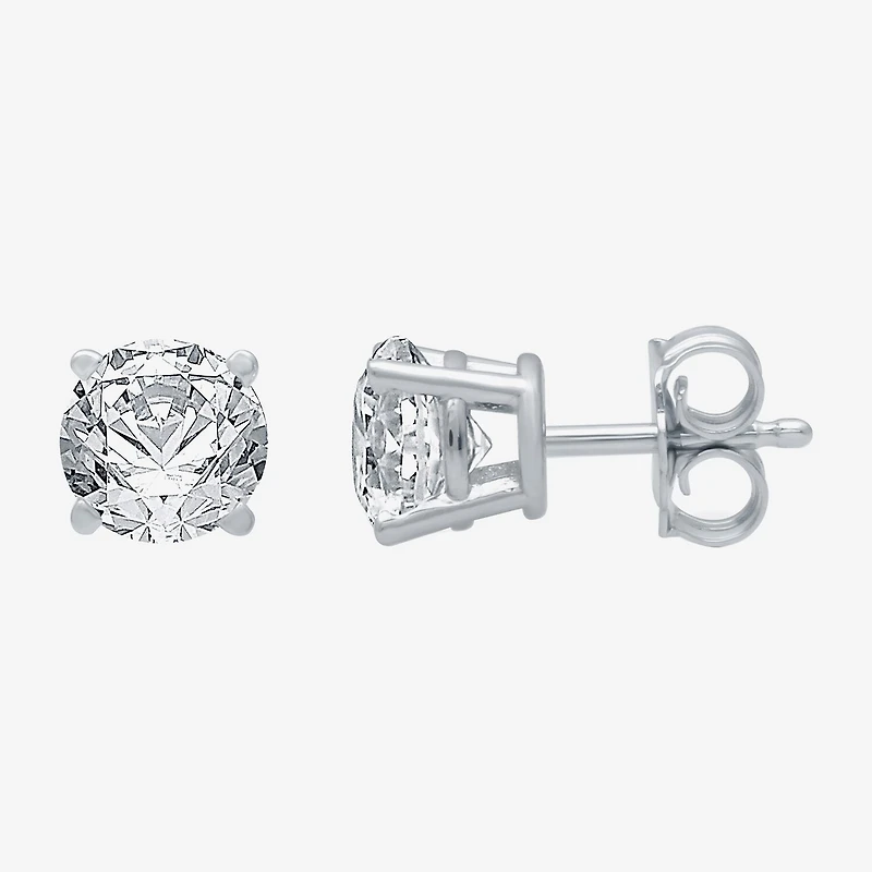 Classic Collection 1 CT. T.W. Natural White Diamond 10K Gold 5.2mm Stud Earrings