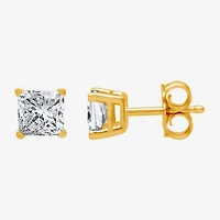 Ever Star (G / SI1-SI2) 1 CT. T.W. Lab-Grown Diamond Princess-cut Stud Earrings in 10K or 14K Gold