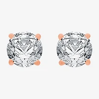 Classic Collection 1 CT. T.W. Natural White Diamond 10K Gold 5.2mm Stud Earrings