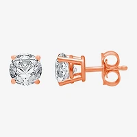 Classic Collection 1 CT. T.W. Natural White Diamond 10K Gold 5.2mm Stud Earrings