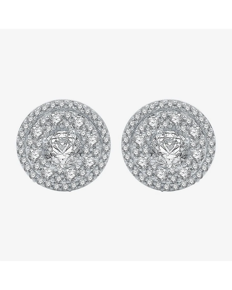Ever Star (H-I / I1) 1 1/2 CT.T.W. Lab-Grown Diamond 10K Gold 12mm Stud Earrings
