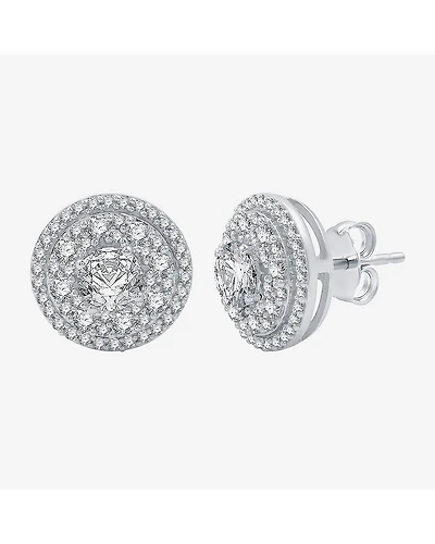 Ever Star (H-I / I1) 1 1/2 CT.T.W. Lab-Grown Diamond 10K Gold 12mm Stud Earrings