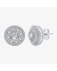 Ever Star (H-I / I1) 1 1/2 CT.T.W. Lab-Grown Diamond 10K Gold 12mm Stud Earrings