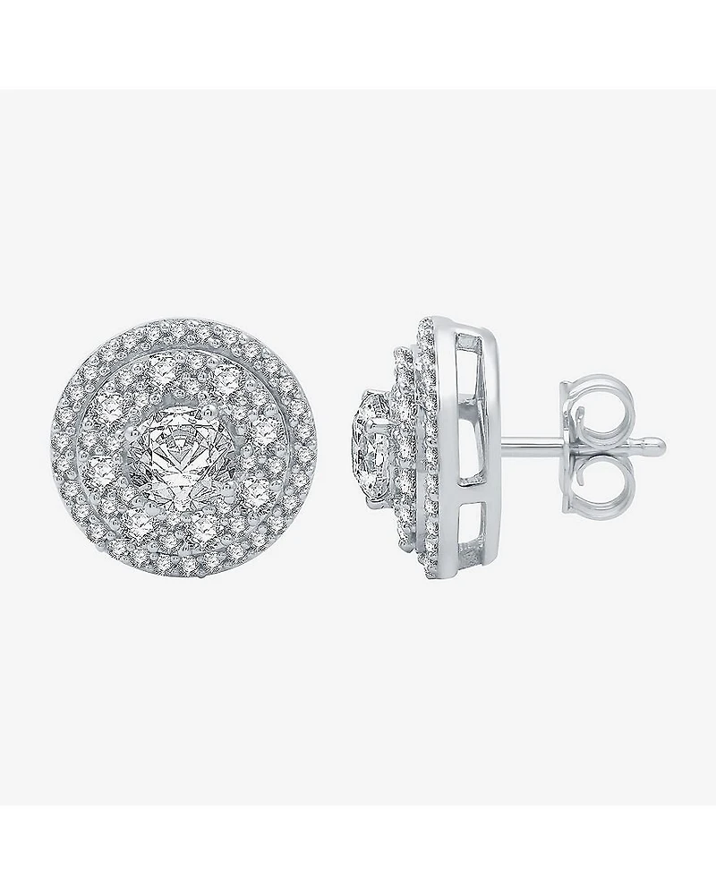Ever Star (H-I / I1) 1 1/2 CT.T.W. Lab-Grown Diamond 10K Gold 12mm Stud Earrings