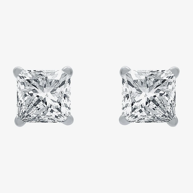 Ever Star (F / Vs2) 1 CT. T.W. Lab Grown White Diamond 14K Gold Stud Earrings
