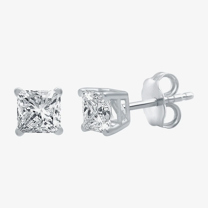 Ever Star (F / Vs2) 1 CT. T.W. Lab Grown White Diamond 14K Gold Stud Earrings