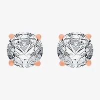 Deluxe Collection 1 CT. T.W. Natural White Diamond 14K Gold 5.2mm Stud Earrings