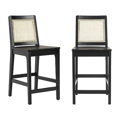 Walker Edison 2-pc. Counter Height Bar Stool