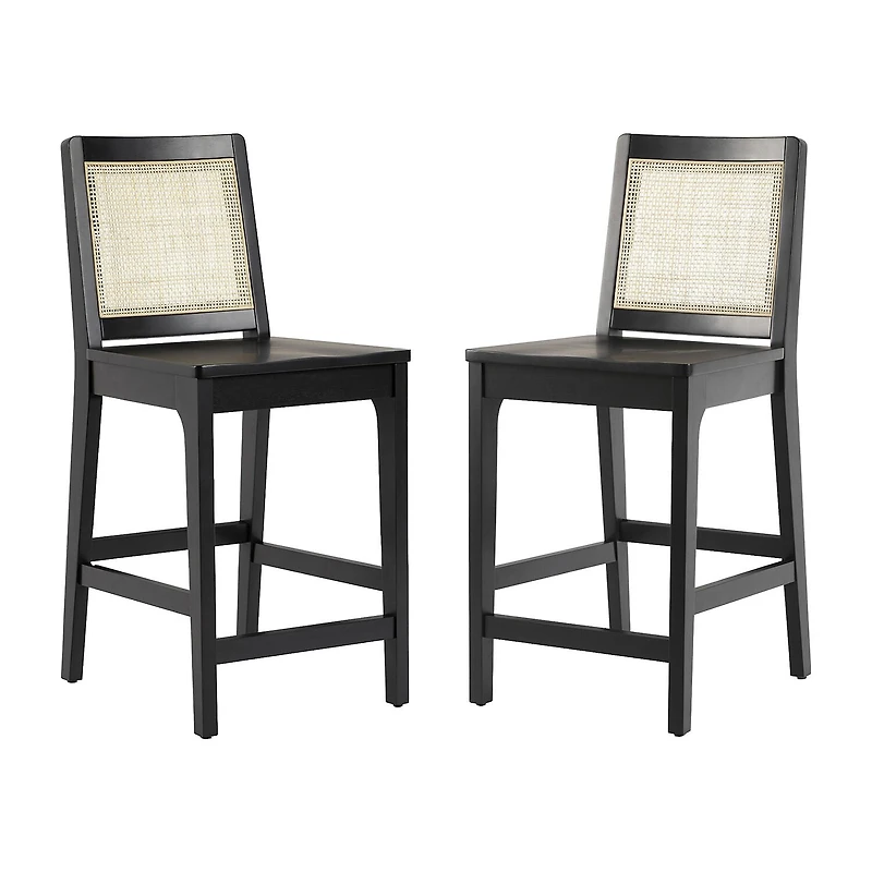 Walker Edison 2-pc. Counter Height Bar Stool