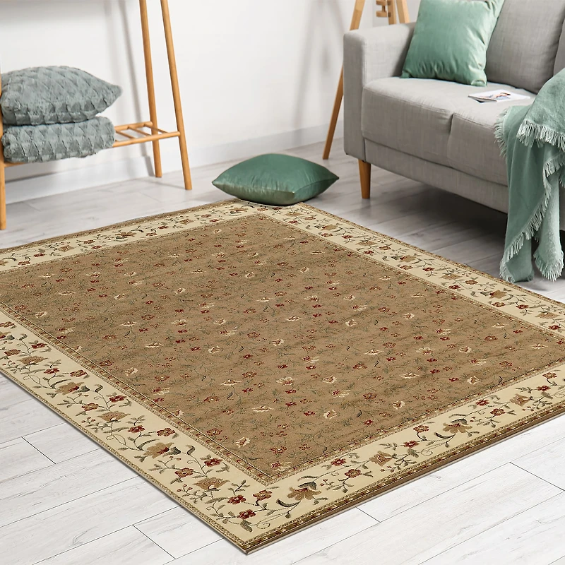 Radici Como Floral Traditional Oriental Indoor Rectangular Area Rug