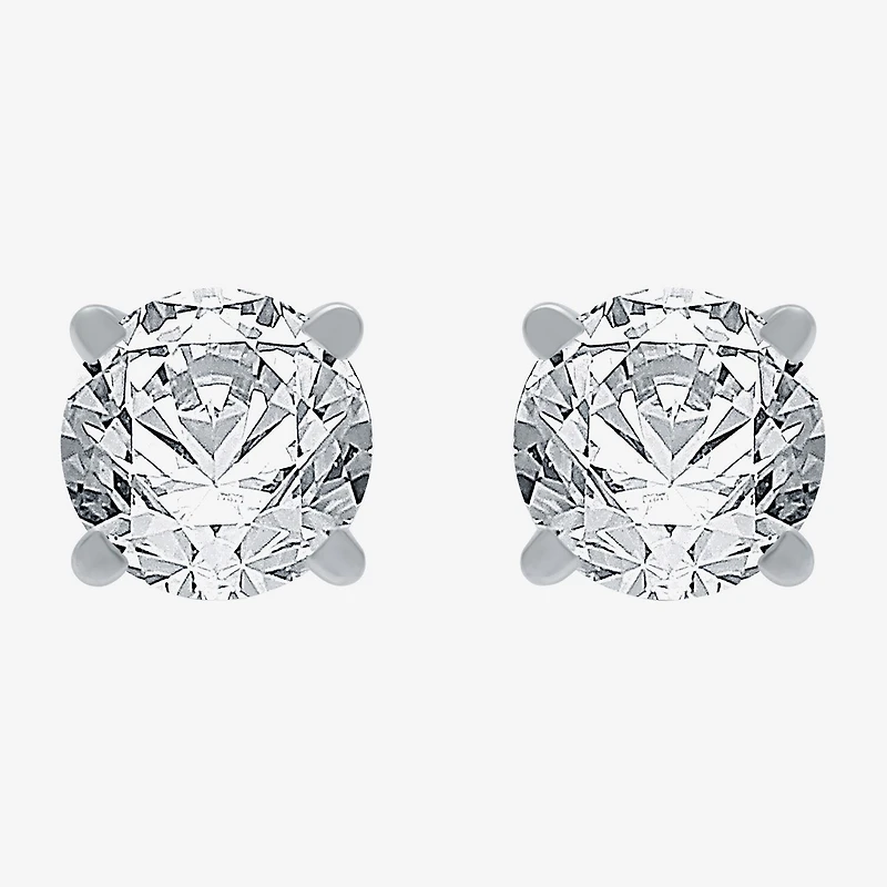 5/8 CT. T.W. Natural White Diamond 10K Gold 4.3mm Round Stud Earrings