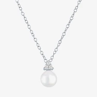 Yes, Please! Womens White Cultured Freshwater Pearl Sterling Silver 2-pc. Jewelry Set