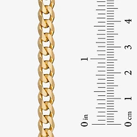Made in Italy Mens 24K Gold Over Silver 24 Inch Curb Chain Necklace