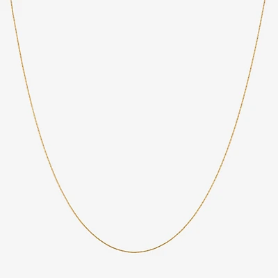 Made in Italy Womens 24K Gold Over Silver 18 Inch Fashion Chain Necklace
