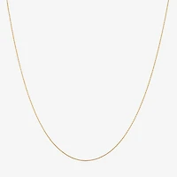Made in Italy Womens 24K Gold Over Silver 18 Inch Fashion Chain Necklace