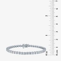 (G-H/ I1-I2) Womens 1/2 CT. T.W. Lab Grown White Diamond Sterling Silver 7.25 Inch Tennis Bracelet
