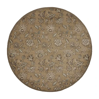 Radici Pisa Floral Traditional Indoor Round Area Rug
