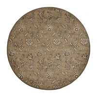 Radici Pisa Floral Traditional Indoor Round Area Rug