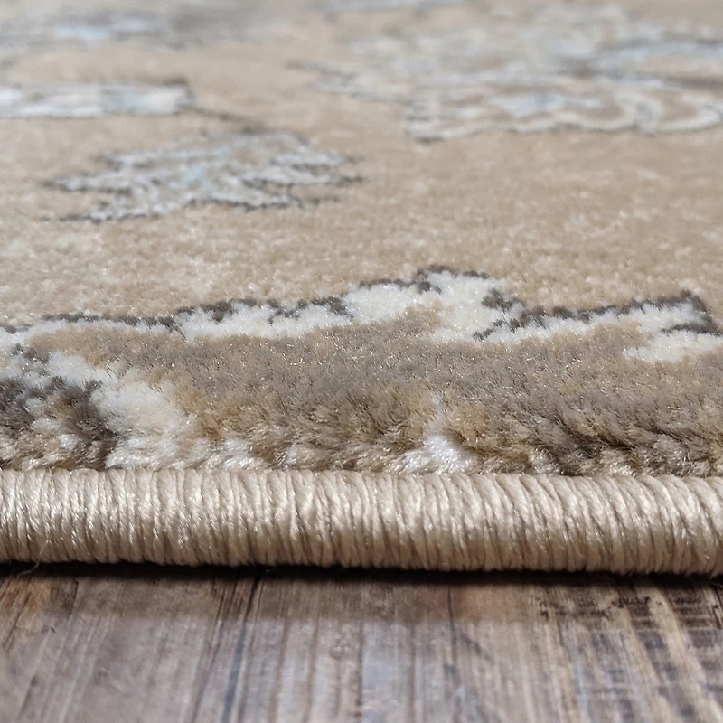 Radici Pisa Floral Traditional Indoor Round Area Rug
