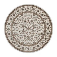 Radici Pisa Arabesque Traditional Oriental Indoor Round Area Rug