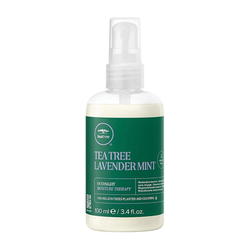 Paul Mitchell Tea Tree Lavender Mint Overnight Moisture Therapy Leave In Conditioner 3.4 oz.