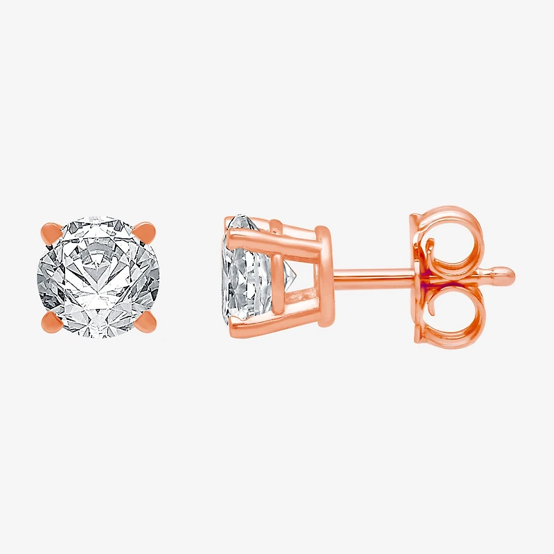 5/8 CT. T.W. Natural White Diamond 10K Gold 4.3mm Stud Earrings