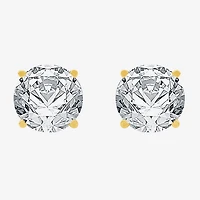 (G / SI1-SI2) Ever Star 2 1/4 CT. T.W. Lab Grown White Diamond 14K Gold 6.8mm Stud Earrings