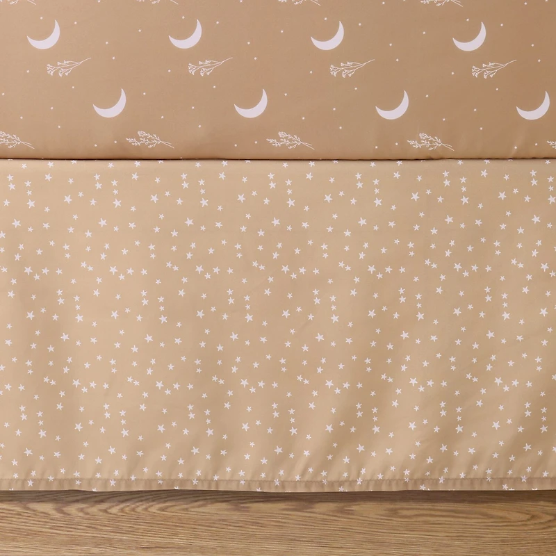 The Peanutshell Boho Celestial 3-pc. Crib Bedding Set