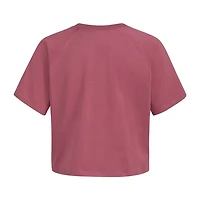adidas Big Kid Girls Crew Neck Short Sleeve Regular Fit Graphic T-Shirt