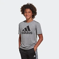 adidas Big Kid Boys Crew Neck Short Sleeve Regular Fit Graphic T-Shirt