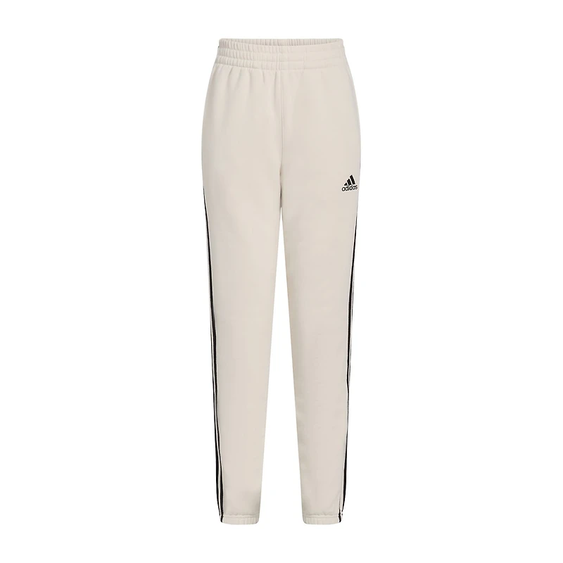 adidas Big Kid Boys Cuffed Mid Rise Regular Fit Fleece Jogger Pant