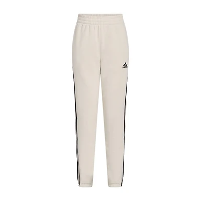 adidas Big Kid Boys Cuffed Mid Rise Regular Fit Fleece Jogger Pant