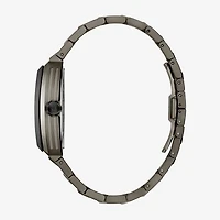 Bulova Maquina Mens Automatic Gray Stainless Steel Bracelet Watch 98a321