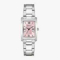 Caravelle Designed By Bulova Womens Silver Tone Stainless Steel Bracelet Watch 43l224