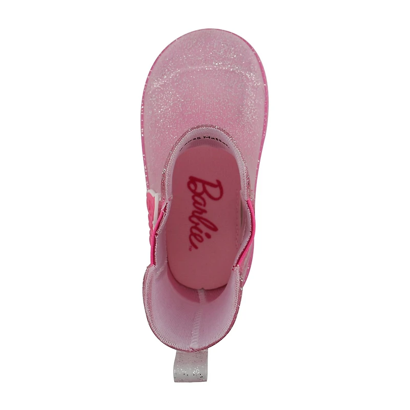 Toddler Girls Barbie Flat Heel Rain Boots