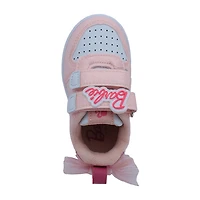 Glitter Double Velcro Toddler Girls Barbie Sneakers