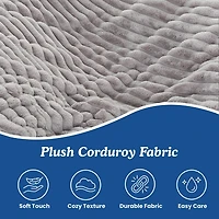 Sealy® Kade Corduroy Memory Foam Bean Bag Chair