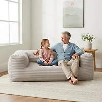 Sealy® Redd Corduroy Memory Foam Bean Bag Sofa-Style Chair