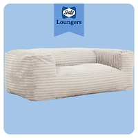 Sealy® Redd Corduroy Memory Foam Bean Bag Sofa-Style Chair