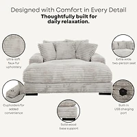Cuddler Chaise Lounge