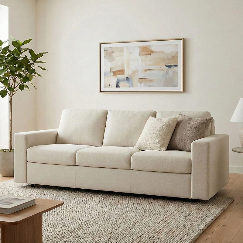 Stearns & Foster® Paolo 82" Queen Sleeper Sofa with Memory Foam Mattress