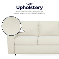 Stearns & Foster® Paolo 82" Queen Sleeper Sofa with Memory Foam Mattress