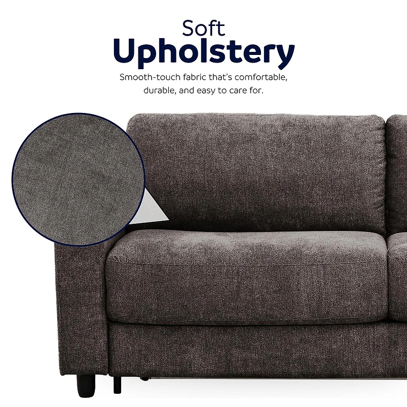 Stearns & Foster Atillio 80" Queen Sleeper Sofa with Memory Foam