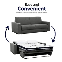 Stearns & Foster® Giotto 78" Full Sleeper Sofa with Memory Foam Mattress