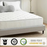 Primo Solar Pocket Coil 9" Medium/Firm Hyrbid Tight Top - Mattress a Box