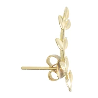 Silver Treasures Womens 14K Gold Over Silver Ear Climbers
